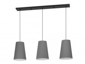 EGLO , 390136 , PETROSA , függesztett lámpa , E27 , 3X40W , IP20 , szürke, fehér