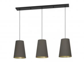 EGLO , 390196 , PETROSA , függesztett lámpa , E27 , 3X40W , IP20 , cappuccino, réz