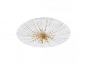 EGLO , 900499 , NIEVES 1 , fali-mennyezeti lámpa , 3000 K , LED , 19,5W , IP20 , fehér, arany