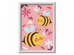 CreArt Festés számok alapján  Vidám méhecskék