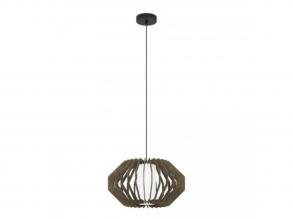 EGLO , 900386 , RUSTICARIA , függesztett lámpa , E27 , 1X40W , IP20 , barna, fehér