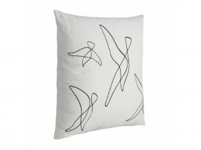 EGLO Living, 420004, CHEVERY, Díszpárna, Fehér, Fekete