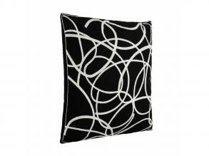 EGLO Living, 420006, CHEVERY, Díszpárna, Fekete, Fehér