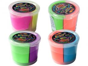 Putty gyurma kétféle neon színű