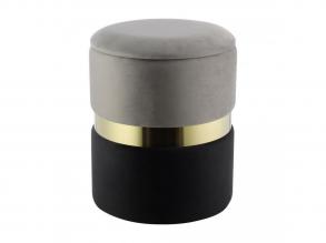 EGLO Living, 424021, MASHIKE, Puff, Fekete, Szürke