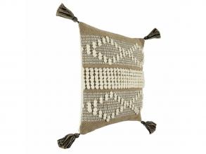 EGLO Living, 420044, CHEVERY, Díszpárna, Barna, Fehér