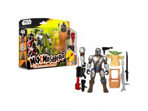 Transformers: Mix Mashers Deluxe Mandalóri és Grogu figura kiegészítőkkel - Hasbro