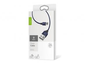 Baseus Yiven 2A 1.5m Navy kék micro USB kábel
