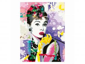 Ravensburger CreArt Számok alapján festés  Audrey Hepburn