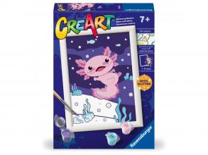 Ravensburger Creart Számok alapján festés: axolotl