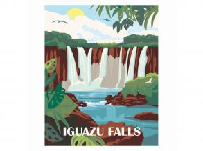 Ravensburger CreArt Festés számok alapján  Iguazú-vízesések