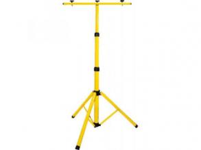 Három lábú állvány LED reflektorhoz , 2 fejes tripod , sárga