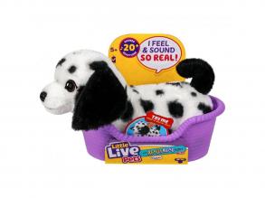 My Real Puppy: Pepper interaktív dalmata plüsskutya, 21 cm