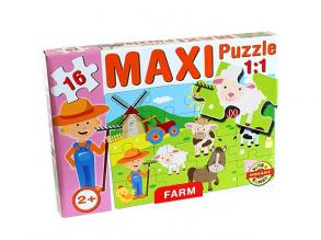 Maxi puzzle Farm állatokkal - D-Toys