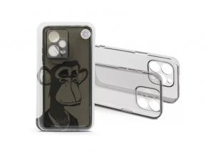 Haffner HF272622 Xiaomi Redmi Note 12 Pro+ 5G Gray Monkey átlátszó szilikon hátlap