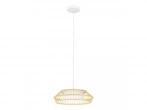 EGLO , 900842 , YUKU-Z , függesztett lámpa , 2700 K 6500 K , LED , 22W , Yes , IP20 , barna, fehér