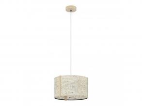 EGLO , 390323 , HONTONGAS , függesztett lámpa , E27 , 1X25W , IP20 , bézs, zöld