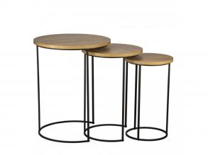 EGLO Living, 424053, TOWADA, Lerakóasztal, Fekete, Barna