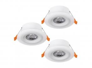 EGLO , 900913 , CALONGE , süllyesztett lámpa , 3000 K , LED , 3X4,8W , IP20