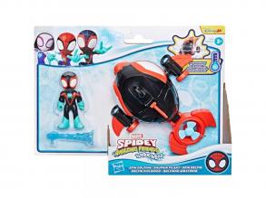 Spidey and His Amazing Friends: Waterwebs figurák és színváltós járművek - Spin Dolphin - Hasbro