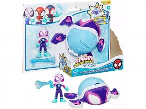 Spidey and His Amazing Friends: Waterwebs figurák és színváltós járművek - Ghost Turtle - Hasbro