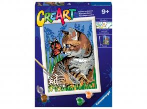 Ravensburger Creart festés számok alapján: legjobb barátok