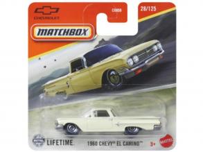 Matchbox: 1960 Chevy El Camino bézs kisautó 1/64  Mattel