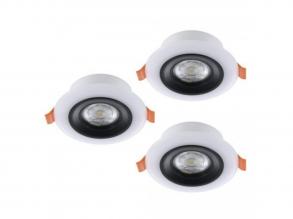 EGLO , 901118 , CALONGE RGB , süllyesztett lámpa , 2700 K 6500 K , LED , 3X3,8W , Yes , IP20, IP44