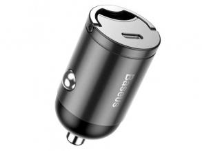 Baseus VCHX-B0G Tiny Star QC 4.0+ PD 30W szürke autós töltő