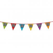 Party felirat, 10 éves, 8 méter