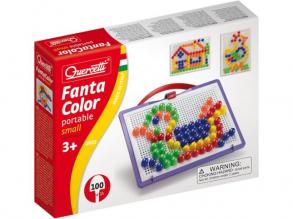 Fanta Color, 100 db-os tüskés kirakó játék, 15 mm-es tüskékkel - Quercetti
