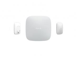 Ajax HUB PLUS WH vezeték nélküli fehér behatolásjelző központ