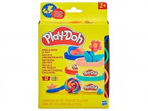 Play-Doh: Csemegék és szívességek játékszett 12db gyurmával - Hasbro