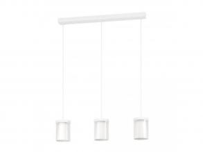 EGLO , 901122 , CHIUSELLO-Z , függesztett lámpa , 2700 K 6500 K , LED , 3X3,7W , Yes , IP20 , átlátszó, fehér