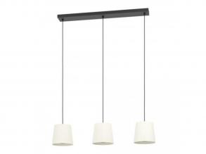 EGLO , 901263 , FEBRES , függesztett lámpa , E27 , 3X60W , IP20 , fehér