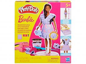 Play-Doh: Barbie Fashionista fodros ruhák gyurma szett babával - Hasbro