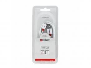 SKROSS USB kábel, töltő, szinkron, travel (microUSB) 1m