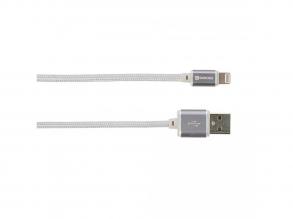 SKROSS Steel Line USB kábel, töltő, szinkron (lightning) 1m