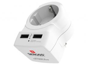 Skross beépített USB töltővel az Egyesült Államokba utazóknak csatlakozó átalakító