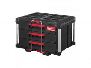 Milwaukee PACKOUT Tároló Láda 3 fiókos - 1db