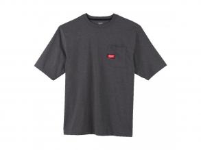 Milwaukee WTSSG-XL Rövid ujjú zsebes póló Sötétszürke