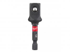 Milwaukee Shockwave Dugókulcs adapter 1/4' Hex - 1/2' Négyszög 50mm - 1db