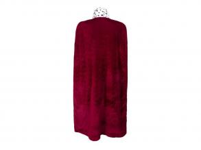 Uralkodói talár, bordó, 140 cm