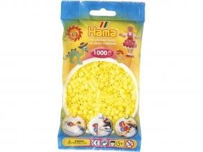 Hama gyöngyök pasztell sárga színű 1000 db-os