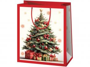Cardex: Karácsonyfa ajándékokkal óriás méretű ajándéktáska 33x15x44cm