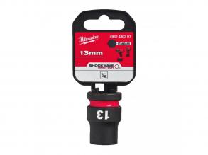Milwaukee 1/2' Dugókulcsbetét hatlapú, gépi, rövid 13 mm - 1 db
