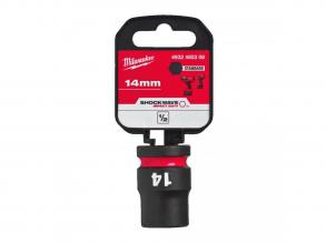 Milwaukee 1/2' Dugókulcsbetét hatlapú, gépi, rövid 14 mm - 1 db