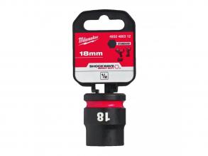 Milwaukee 1/2' Dugókulcsbetét hatlapú, gépi, rövid 18 mm - 1 db