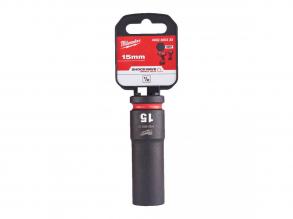 Milwaukee 1/2' Dugókulcs hatlapú 78 mm gépi, hosszú, 15 mm - 1 db