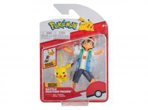 Pokémon akciófigura  Ash & Pikachu